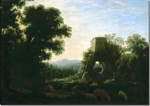 Pastoral Landscape, 1628, Claude Lorrain